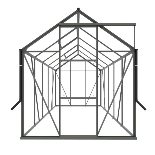 Tuinkas Kate III groengrijs 3 mm veiligheidsglas - Afbeelding 4