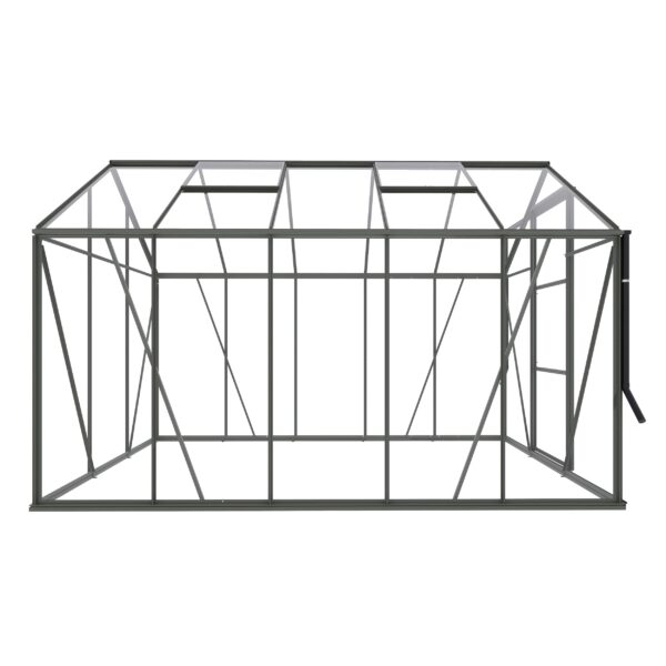 Tuinkas Kate III groengrijs 3 mm veiligheidsglas - Afbeelding 5