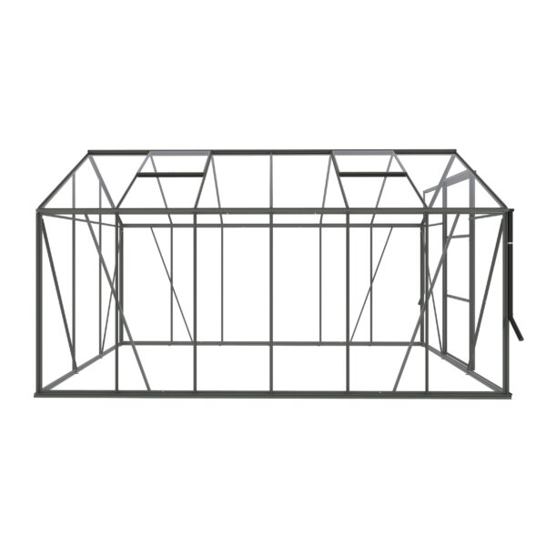 Tuinkas Kate IV groengrijs 3 mm veiligheidsglas - Afbeelding 5