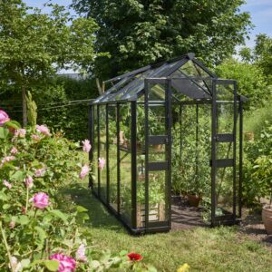 Tuinkas Birdlip 48 zwart 3 mm veiligheidsglas