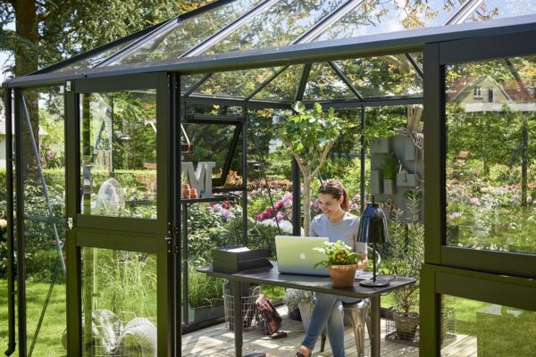 Tuinkamer Grand Oase 13,0 antraciet 3 mm veiligheidsglas - Afbeelding 2
