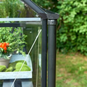 Regenpijpen Qube zwart (2 gootzijden)