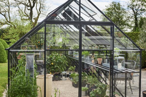 Tuinkas Qube 816 zwart 3 mm veiligheidsglas - Afbeelding 2