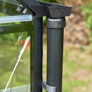 Regenpijpen Qube Lean-To zwart (set a 2)