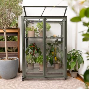 Kweekkast Urban Grower Medium groengrijs 3 mm transparant polycarbonaat