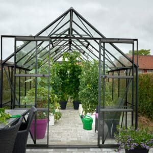 Tuinkas Magnum 148 zwart 3 mm veiligheidsglas