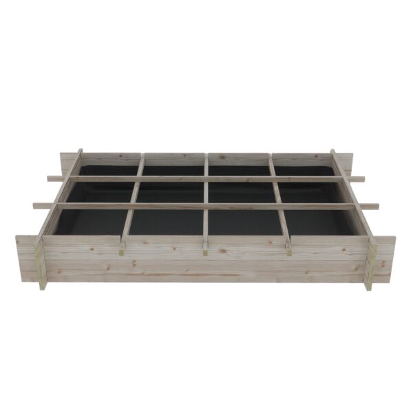 Kweekbak Crispy Lettuce grenen onbehandeld 20x120x80cm - Afbeelding 4