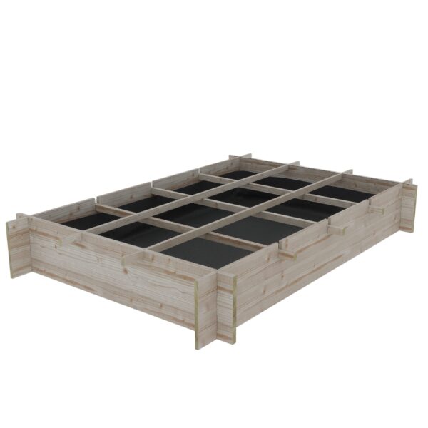 Kweekbak Crispy Lettuce grenen onbehandeld 20x120x80cm - Afbeelding 7