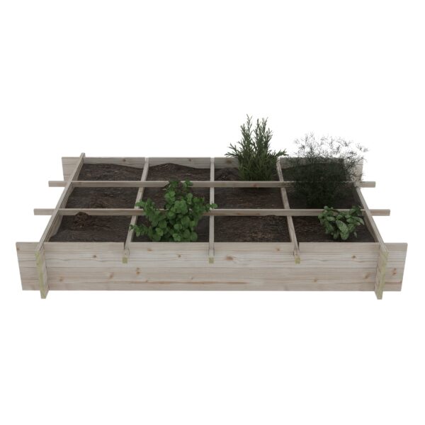 Kweekbak Crispy Lettuce grenen onbehandeld 20x120x80cm - Afbeelding 9