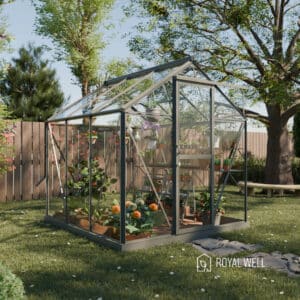 Tuinkas Mary I groengrijs 3 mm veiligheidsglas