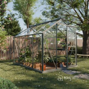 Tuinkas Mary II groengrijs 3 mm veiligheidsglas